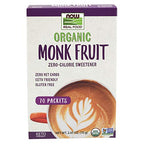 Buy now NOW Foods Monk Fruit Organic, 70 Packet at indiglob india