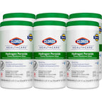 Buy now Clorox Healthcare Hydrogen Peroxide Cleaner Disinfectant Wipes, 6.75" x 5.75", 155 Count, Pack of 6 (Package May Vary) at indiglob india