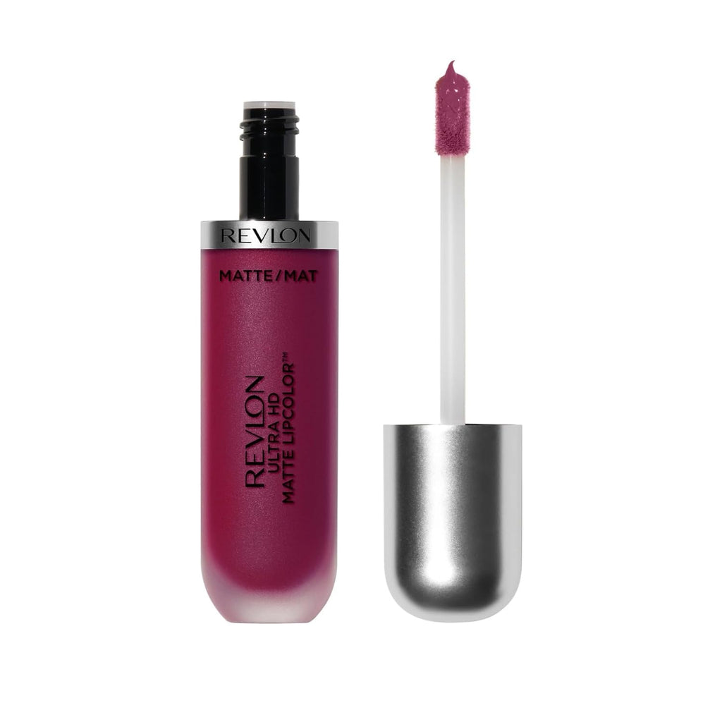 Buy now REVLON Ultra HD Matte Lipcolor, Velvety Lightweight Matte Liquid Lipstick in Pink, Addiction (610), 0.2 oz at indiglob india