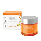 Buy now Andalou Naturals Purple Carrot + Vitamin C Luminous Skin Night Cream - Hydrating Face Moisturizer - With Fruit Stem Cell Complex for Radiant Skin - 1.7 fl oz at indiglob india