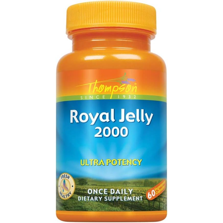 Buy now Thompson Royal Jelly, Ultra Potency, 2000 Mg, 60 Capsules at indiglob india