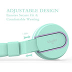 Buy now ELECDER i36 Kids Headphones Children Girls Boys Teens Foldable Adjustable On Ear Headphones 3.5mm Jack Compatible Cellphones Computer Kindle MP3/4 School Tablet Green/Purple at indiglob india