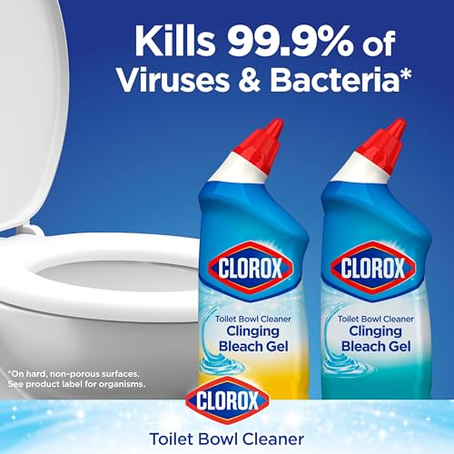 Buy now Clorox Toilet Bowl Cleaner with Bleach Variety Pack - 24 Ounces - Pack of 4 (Package May Vary) at indiglob india