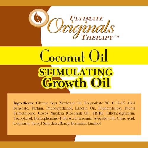 Buy now Originals by Africa's Best Therapy Coconut Oil Stimulating Growth Oil, Penetrates & Rejuvenates Hair, Skin and Nails For All Day Long Moisturizing and Conditioning, 4oz Bottle at indiglob india