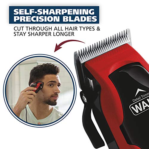 Buy now Wahl USA Clip Æ’??N Trim 2 in 1 Corded Hair Clipper with Pop Up Trimmer Kit, The Perfect Hair Clippers for MenÆ’??s Haircuts and Long Beard Touch Up Grooming Æ’?? 79900-1501P at indiglob india