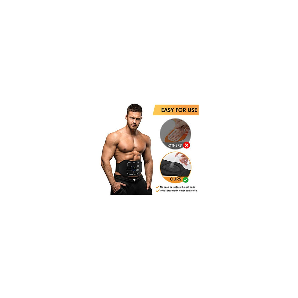 Buy now MarCoolTrip MZ ABS Stimulator,Ab Machine,Abdominal Toning Belt Workout Portable Ab Stimulator Home Office Fitness Workout Equipment for Abdomen Black at indiglob india