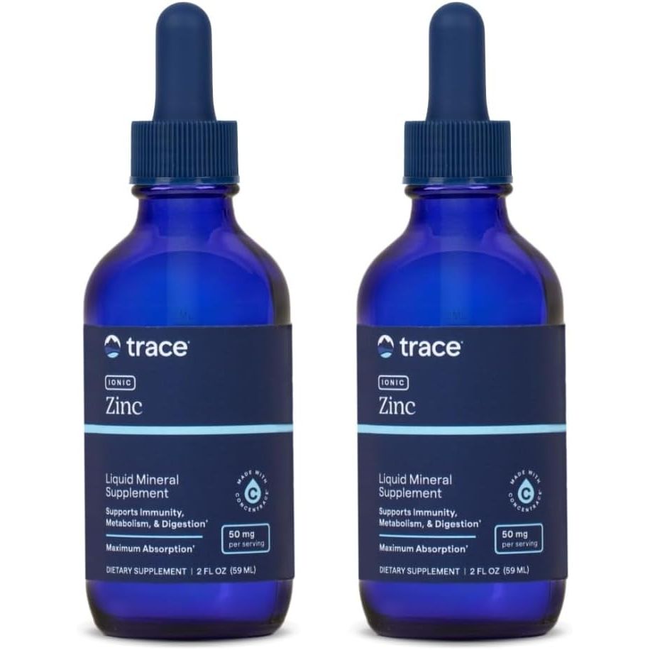 Buy now Trace Minerals Ionic Zinc 50 mg - Dietary Supplement with Zinc, Magnesium & Chloride - Support Healthy Digestion & Immune Function - ZInc for Skin & Brain Health - 2 fl oz (About 48 Servings) 2 Fl Oz (Pack of 2) Unflavored at indiglob india
