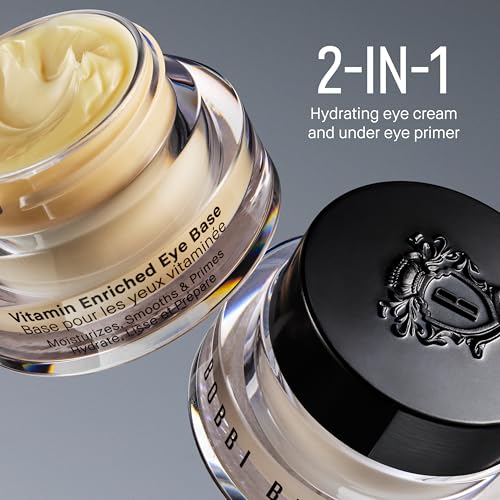 Buy now Bobbi Brown Vitamin Enriched Eye Base | 2-in-1 Hydrating Under-Eye Cream & Primer | Hyaluronic Acid, Shea Butter, & Vitamin C, 0.5 Fl Oz at indiglob india