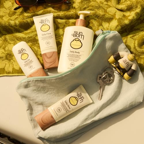 Buy now Sun Bum Daily SPF 50 Sunscreen Body Lotion - Broad Spectrum Moisturizing Sunscreen with Vitamin E - Vegan and Hawaii 104 Act Compliant (Without Octinoxate & Oxybenzone) - Dermatologist Tested - 8 oz at indiglob india