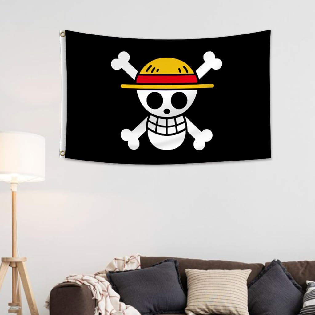 Anime Flag Funny Tapestry Wall Banner Size 36x60Inch for Indoor Outdoor Decor