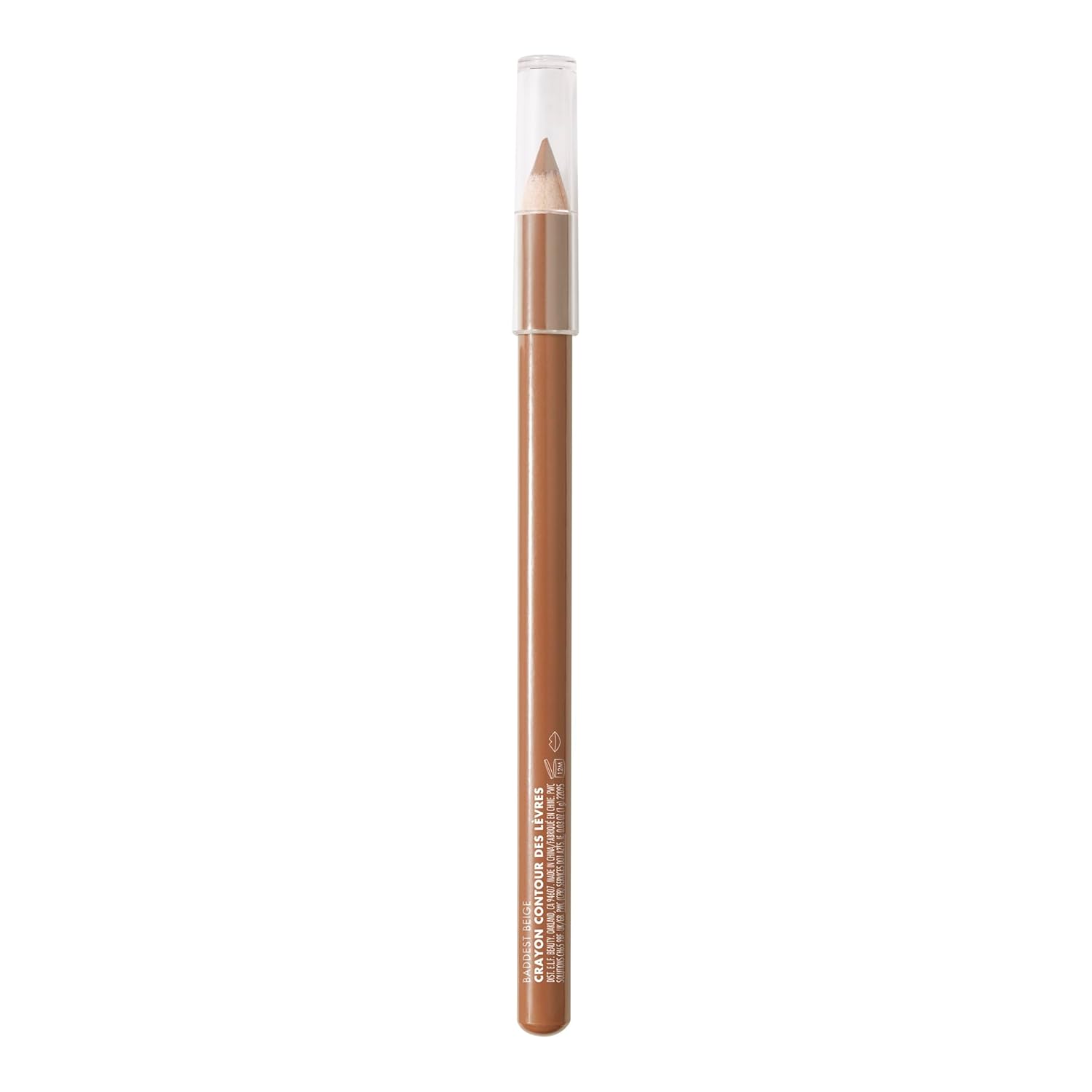 Buy now e.l.f. Cream Glide Lip Liner, Highly-Pigmented Pencil For Shaping & Sculpting Lips, Semi-Matte Finish, Vegan & Cruelty-Free, Baddest Beige at indiglob india