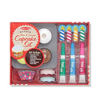 Buy now Melissa & Doug Bake & Decorate Wooden Cupcake Kit, with Play Food, Toppings & Play Kitchen Accessories, Preschool Learning Toys for Girls & Boys 3+ at indiglob india