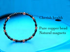Copper Magnetic Anklets for Women Christmas for Family Red Copper