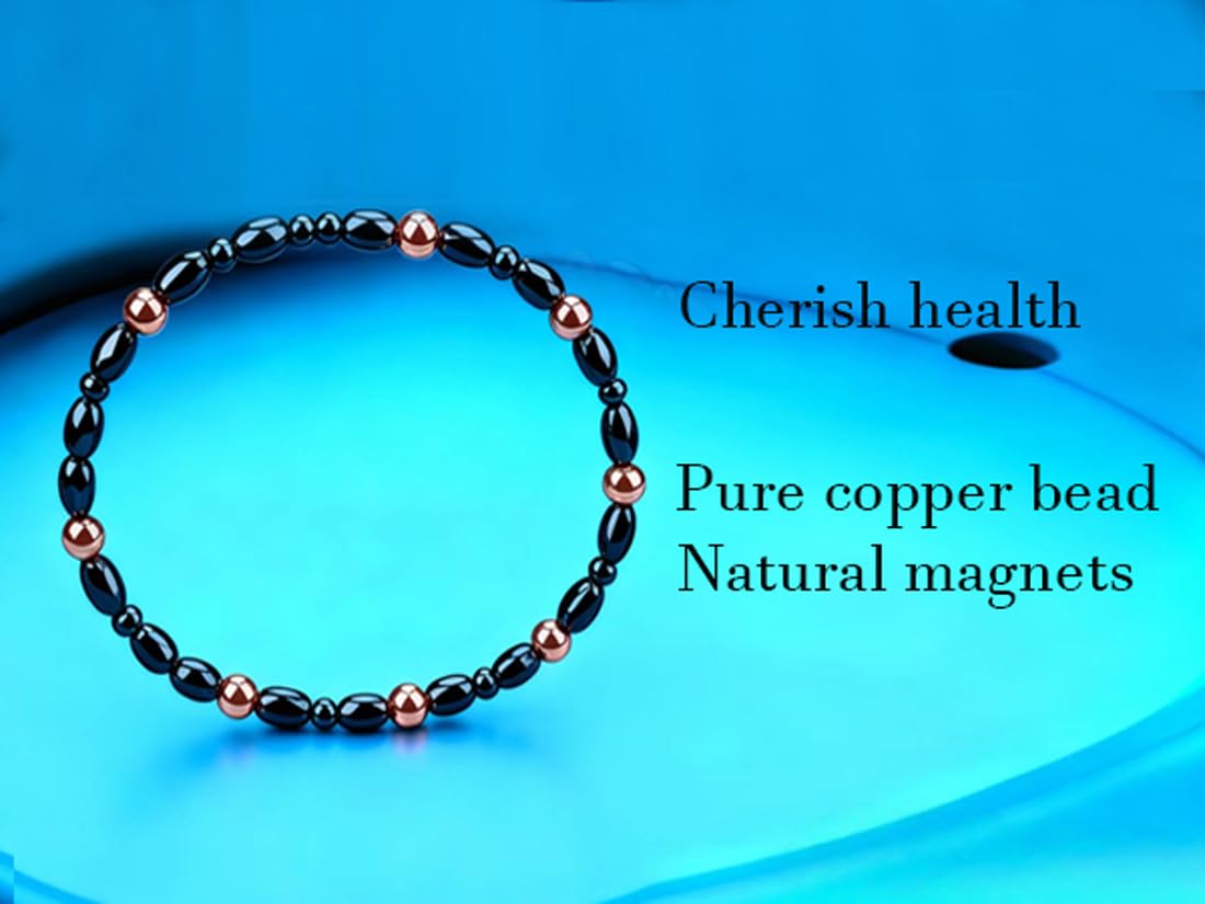 Copper Magnetic Anklets for Women Christmas for Family Red Copper