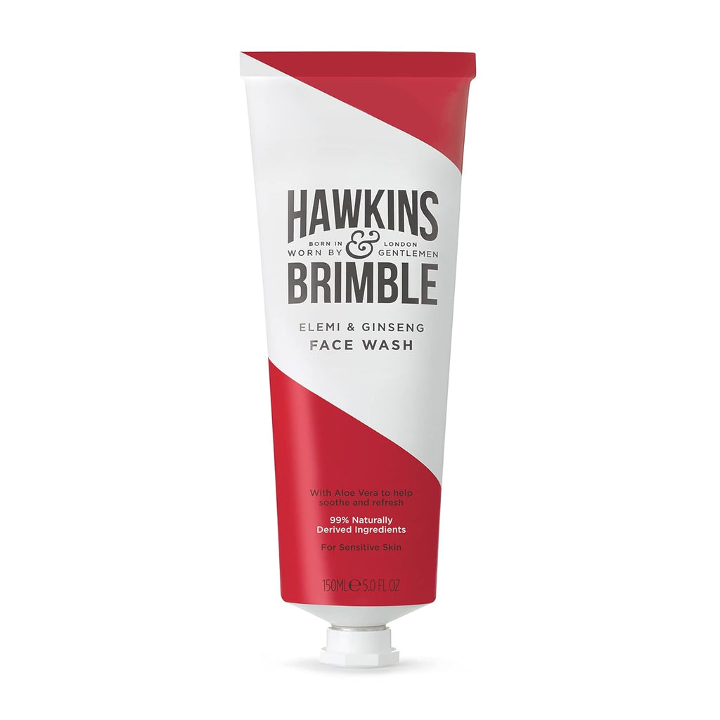 Buy now Hawkins & Brimble - Mens Face Wash, 150ml - Aloe Vera Face Wash for Sensitive Skin, Cool Assist in Removal of Excess Oil, Soothe, Refresh, Cleansing & Remove Dirt - Elemi & Ginseng Signature Fragrance at indiglob india