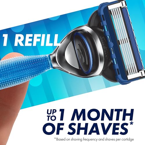Buy now Gillette5 Mens Razor Blade Refills, 12 Count, Lubrastrip for a More Comfortable Shave at indiglob india