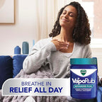 Buy now Vicks VapoRub Advanced Plus, Powerful Cough Suppressant, Topical Chest Rub & Analgesic Ointment, Medicated Vicks Vapors, Fast Cough Relief, 2.82oz x 2 at indiglob india