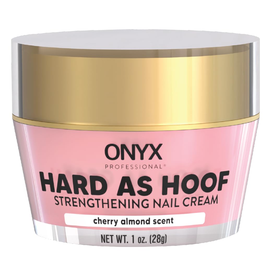 Buy now Onyx Professional Hard as Hoof Nail Strengthening Cream, Coconut Scent - Nail Growth and Conditioning Cuticle Cream Stops Splits, Chips, Cracks & Strengthens Nails, 1 oz Cherry Almond at indiglob india