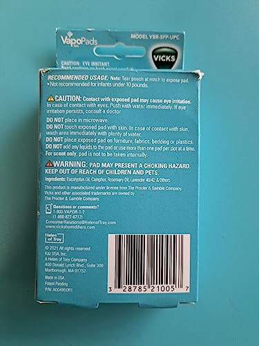 Buy now Vicks VapoPads Refill Scent Pads, Family Pack, 12 Count at indiglob india
