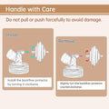 PumpMom-us Wide Mouth Connector Duckbill Valves for Spectra S1 S2 9 Plus Pump, Widemouth Connector Compatible with Medela PersonalFit Shield and Lansinoh Flange Backflow Protector Base