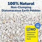 Buy now PetSafe ScoopFree Premium Natural Cat Litter - Eco-Friendly Long-Lasting Litter - High Absorbency & Low-Tracking Design - Non-Clumping Pebbles - 4.2 lb Bag - 2 Pack at indiglob india