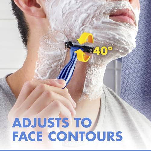 Buy now Gillette Mach3 Men's Disposable Razors, 3 Count at indiglob india