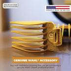 Buy now Wahl Hair Clipper Genuine Secure Fit Attachment Guard Set for Long Hair Styles and Fades, 2 Full Size Hair Clipper Guide Combs for Increased Cutting Performance - Model 3025025 at indiglob india