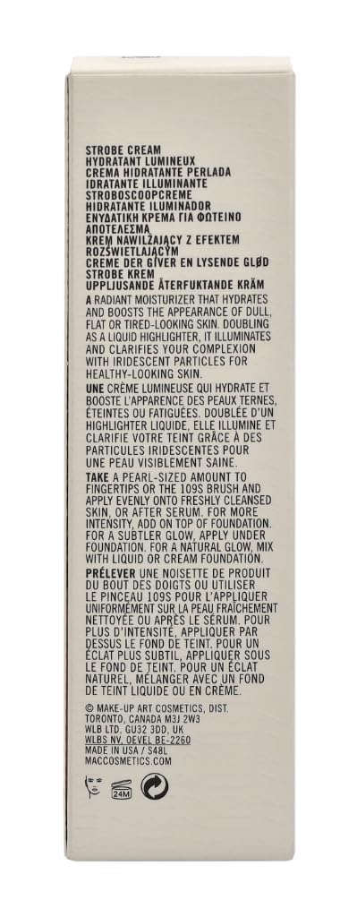 Buy now Strobe Cream - Pink Lite by MAC for Women - 1.7 oz Cream Packaging may vary at indiglob india