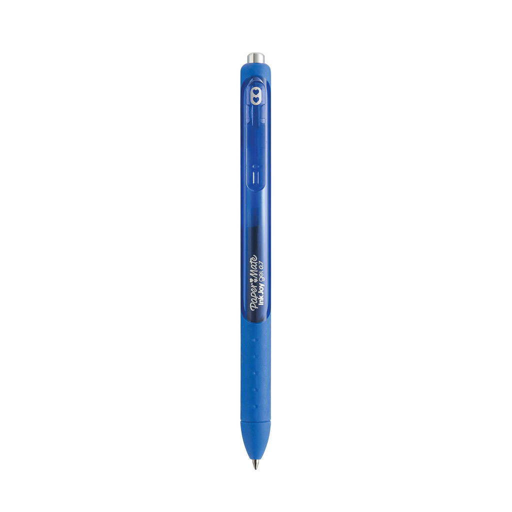 Paper Mate InkJoy Gel Retractable Pens - 0.7mm Medium Point - Blue Ink - Pack of 4