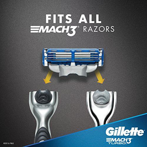Buy now Gillette Mach3 Turbo Cartridges, 4 Count at indiglob india