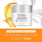 Buy now Neutrogena Rapid Tone Repair Retinol + Vitamin C Face Moisturizer, Dark Spot Corrector, Anti-Aging Face Cream for Even Tone 1.7 oz + Trial Size Hydro Boost Facial Cleanser, 0.5 fl. oz at indiglob india