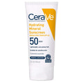 CeraVe Hydrating Mineral Sunscreen SPF 50 Face Sunscreen, Travel Size 2.5oz | Face Sunscreen with Zinc Oxide, Titanium Dioxide, Hyaluronic Acid, & Niacinamide For Broad Spectrum Protection