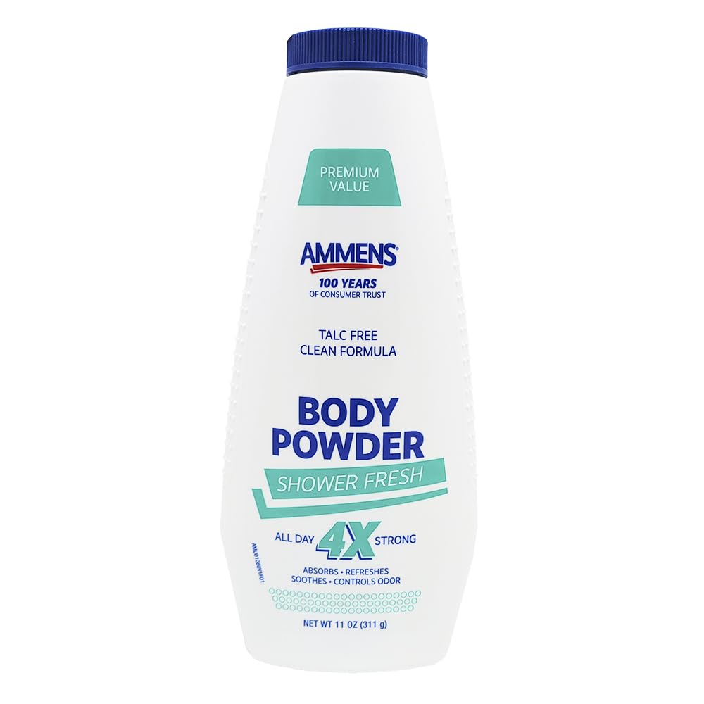 Ammens Powder Shower Fresh 11 oz (Pack of 2)