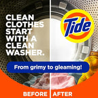 Buy now Washing Machine Cleaner by Tide, Washer Machine Cleaner with Oxi for Front and Top Loader Washer Machines, Deep Cleaning Odor Eliminator, 3 Month Supply at indiglob india