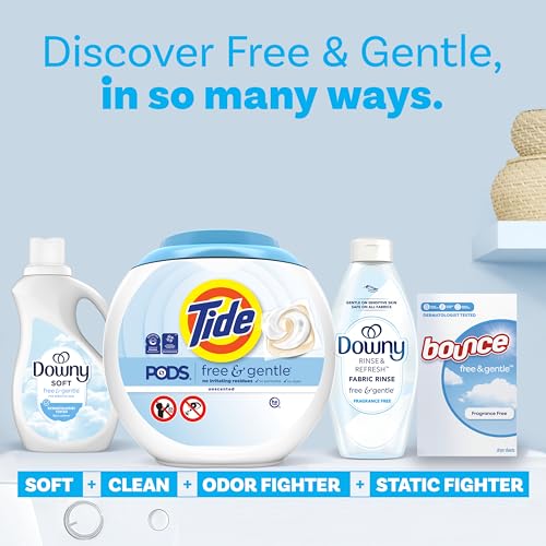 Buy now Tide PODS Free & Gentle Laundry Detergent Soap Pacs, 20 Count, Tide PODS Laundry Detergent at indiglob india