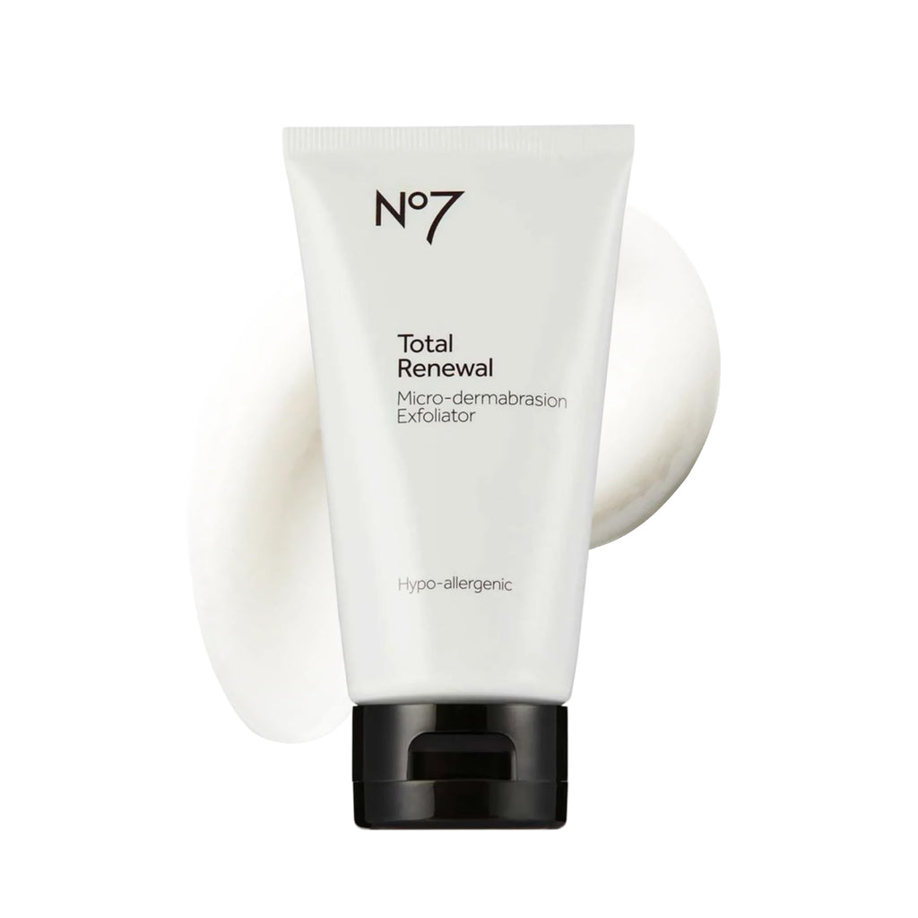 No7 Microdermabrasion Total Renewal Face Scrub, 2.5 Oz | Exfoliating Face Wash & Dark Spot Corrector, For Sensitive Skin, Reduces Appearance of Fine Lines & Evens Skin Tone