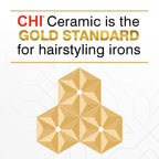 CHI Original 1" Ceramic Hair Straightener Flat Iron for Styling, Advanced Ceramic Technology for Frizz-Free Smooth Shine, Floating Plates for Easy Glide, Analog On/Off Switch, Salon-Quality Results