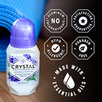 Buy now CRYSTAL Deodorant Mineral Deodorant Roll-On, Lavender & White Tea 2.25 oz (Pack of 5) SG_B002F8I8VS_US at indiglob india