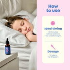 JoySpring SleepBerry Kids Melatonin 3mg Drops, Berry, 1 fl oz, 30 Ct | With L-theanine and Vitamin D plus soothing botanicals, supports calm, restful nights, non-habit forming, sugar-free