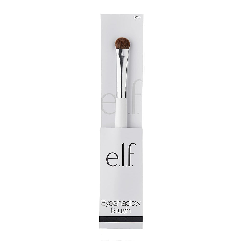 Buy now e.l.f. Small Eyeshadow Brush, Makeup Brush For Eye Contouring & Blending, Curved Design, Made With Synthetic Bristles, Vegan & Cruelty-Free at indiglob india