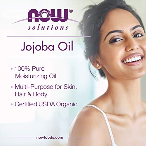 Buy now NOW Solutions, Organic Jojoba, Moisturizing Multi-Purpose Oil for Face, Hair and Body, 8-Ounce at indiglob india