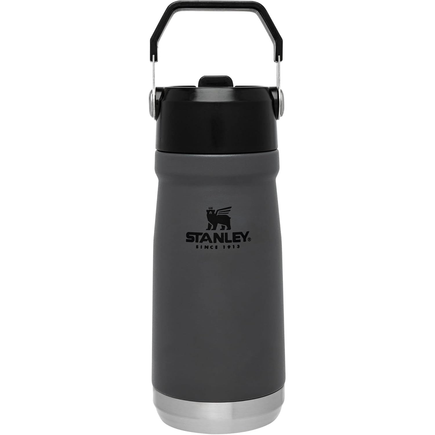 Buy now Stanley IceFlow Flip Straw Water Bottle 22 oz | Built-In Straw for Travel and Sports | Lightweight and Leak Resistant | Insulated Stainless Steel | BPA-Free | Polar 17 Ounces Charcoal 17 Oz at indiglob india