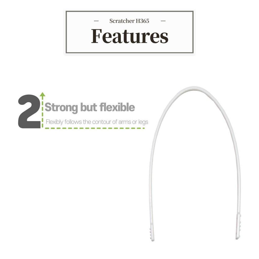 Cast Itch Scratcher and Cleaner Sanitizer for Itching and Cleansing Cast Covered Arms and Legs Relief from Itch 2 Sticks Included
