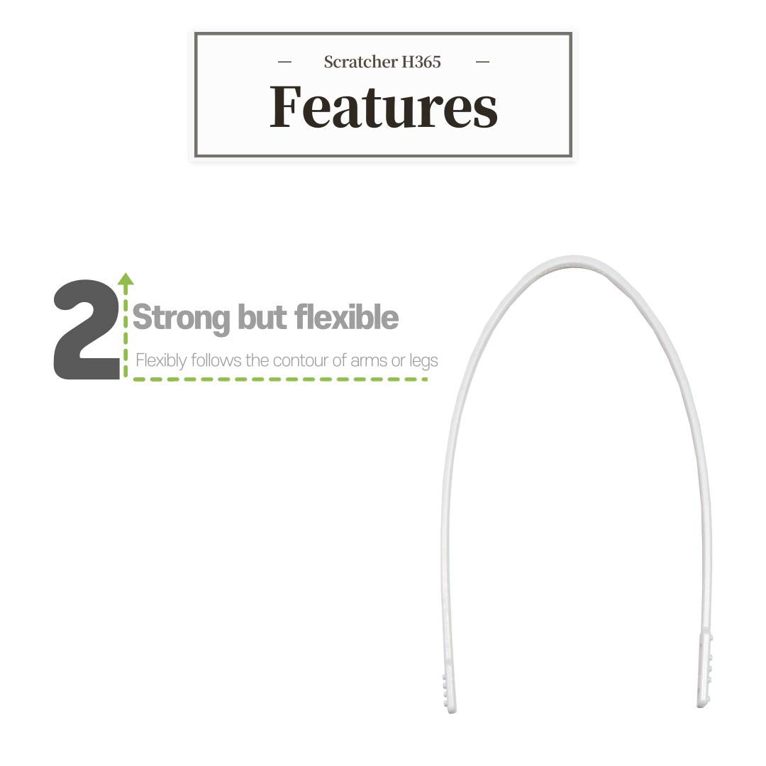 Cast Itch Scratcher and Cleaner Sanitizer for Itching and Cleansing Cast Covered Arms and Legs Relief from Itch 2 Sticks Included