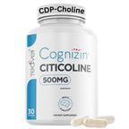 Teaveli Citicoline 500mg CDP Choline Supplement, Cognizin, 30 Capsules