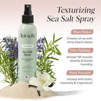 Buy now Kitsch Sea Salt Spray for Men and Women | Hair Spray with Rosemary, Biotin, Magnesium â€“ Hair Texturizer for Natural Curls and Beach Waves | Ideal Gifts for Women, 177 mL at indiglob india