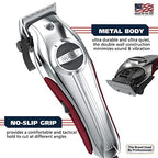 Buy now Wahl USA Pro Ultra Quiet High Torque Corded Hair Clipper for Ultra Quiet Operation and Cooler Operating Temperatures, Metal Housing with Bonus Hair Clipping Guard Caddy - Model 3000097 at indiglob india