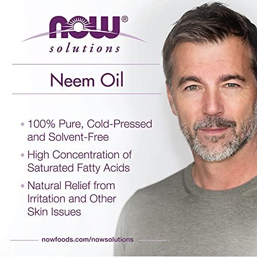 Buy now NOW Foods Solutions, Neem Oil, 100% Pure, Made From Azadirachta Indica (Neem) Seed Oil, Natural Relief from Irritation and Other Skin Issues, 1-Ounce, Ingredients: 100% pure neem oil at indiglob india