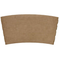 Karat [1,000 ct] Coffee Cup Sleeves Traditional Corrugated Coffee Cup Jackets for 10 oz to 24 oz Cups, Recyclable & Disposable (C5300 Kraft)