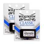 Buy now Wilkinson Sword Classic Double Edge Razor Blades- (Pack of Two) at indiglob india